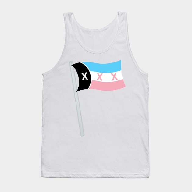 L'Manberg Pride - Transgender Tank Top by WhiteRabbitWeirdo